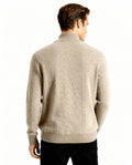 100% Cashmere Ribbed Half Zip - Bellovar