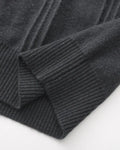 100% Cashmere Ribbed Half Zip - Bellovar