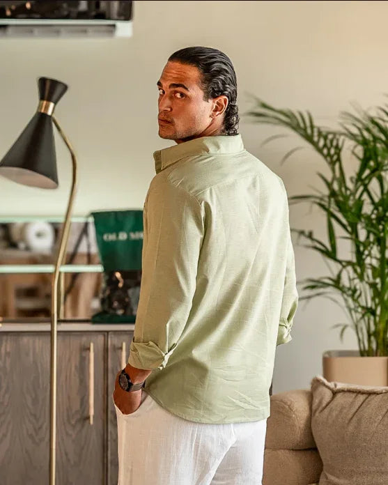 Lightweight Linen Long Sleeve - Bellovar