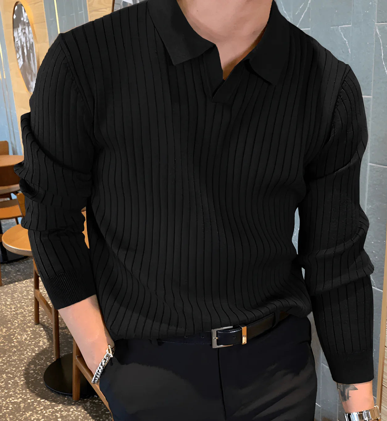 [Buy 1 Get 2] Old Money Ribbed Sweater - Bellovar