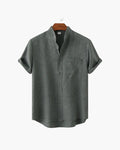 Mandarin Collar Elegance Shirt - Bellovar