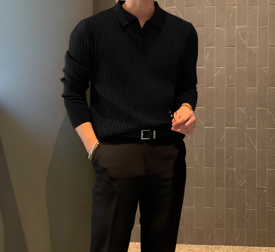 [Buy 1 Get 2] Old Money Ribbed Sweater - Bellovar